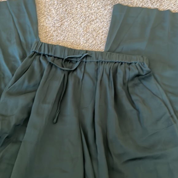 Nordstrom Signature silk palazzo drawstring pants, sz 0 NWT - Picture 12 of 12